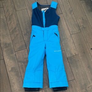 Spyder Kids' Two-Tone Blue Overalls